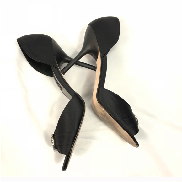 Steven Black And Rhinestone D’Orsay Heels - Picture 3 of 4